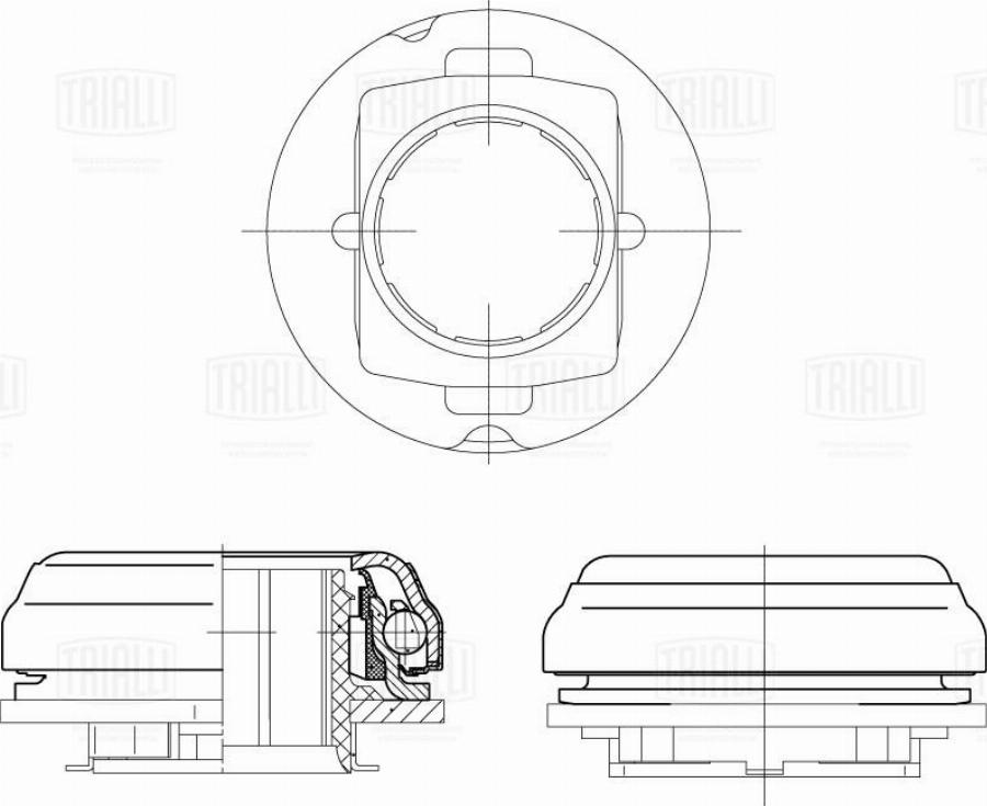 Trialli CT 2001 - Вичавний підшипник autozip.com.ua