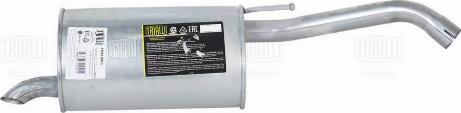 Trialli EMM 0925 - Глушник вихлопних газів кінцевий autozip.com.ua