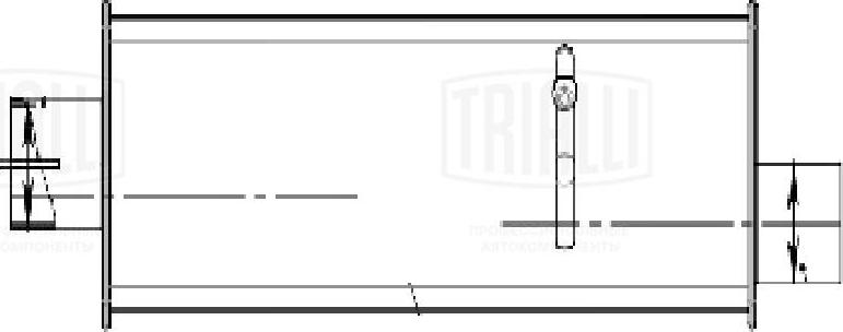 Trialli EMM 0702 - Глушник вихлопних газів кінцевий autozip.com.ua