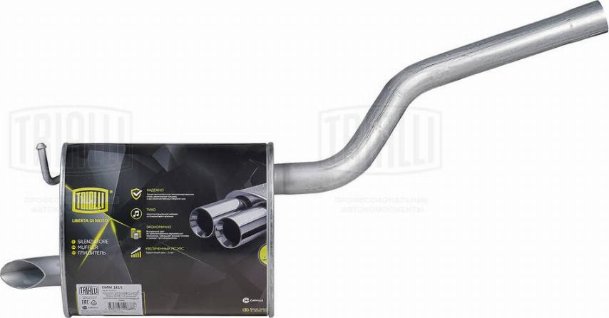 Trialli EMM 1815 - Глушник вихлопних газів кінцевий autozip.com.ua