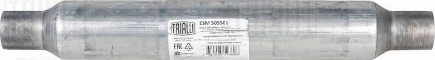 Trialli ESM 505501 - Середній глушник вихлопних газів, універсальний autozip.com.ua