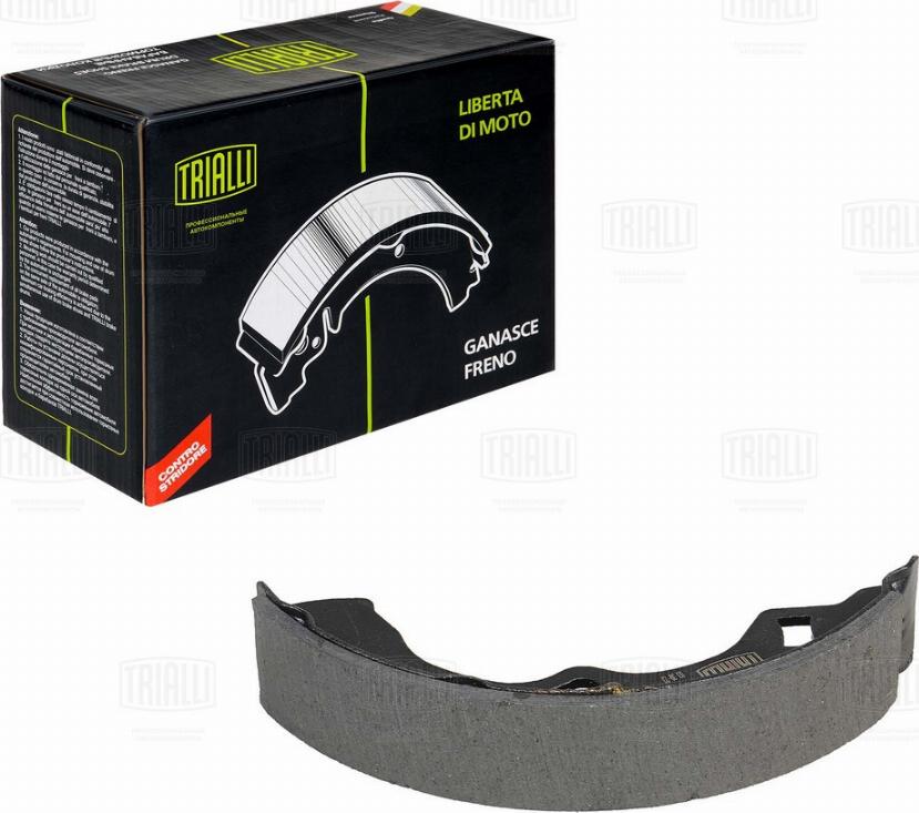 Trialli GF 4546 - Комплект гальм, барабанний механізм autozip.com.ua