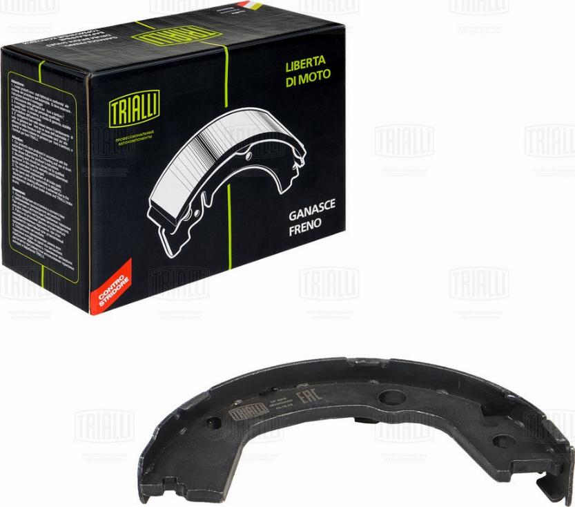 Trialli GF 4658 - Комплект гальм, ручник, парковка autozip.com.ua
