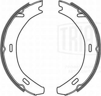 Trialli GF 4608 - Комплект гальм, ручник, парковка autozip.com.ua