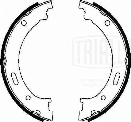 Trialli GF 4634 - Комплект гальм, ручник, парковка autozip.com.ua