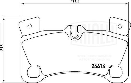 Trialli PF 4002 - Гальмівні колодки, дискові гальма autozip.com.ua