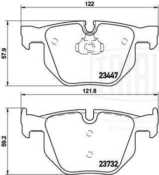 Trialli PF 4143 - Гальмівні колодки, дискові гальма autozip.com.ua