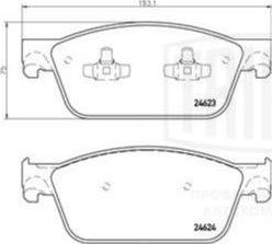 Trialli PF 1841 - Гальмівні колодки, дискові гальма autozip.com.ua