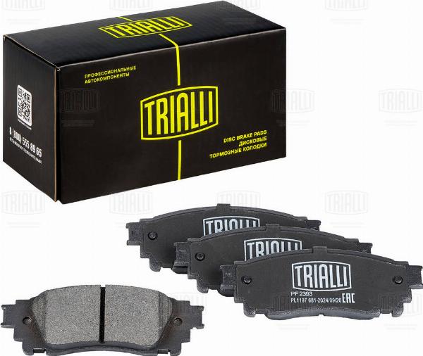 Trialli PF 2393 - Гальмівні колодки, дискові гальма autozip.com.ua