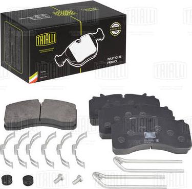 Trialli PFT 29162 - Гальмівні колодки, дискові гальма autozip.com.ua