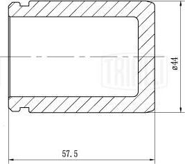 Trialli RCF 103566 - Поршень, корпус скоби гальма autozip.com.ua