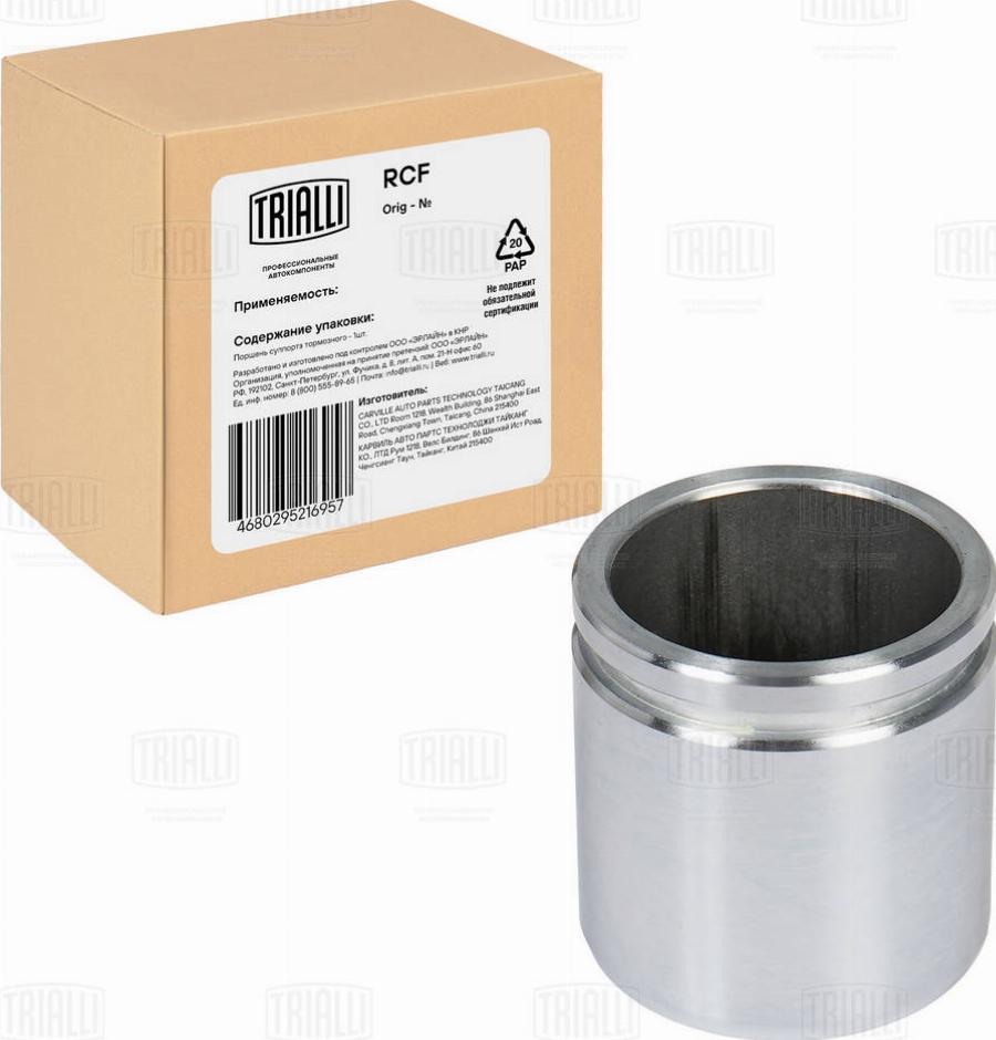 Trialli RCF 103568 - Поршень, корпус скоби гальма autozip.com.ua