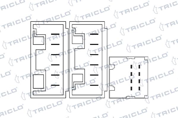 Triclo 144121 - Вимикач, стеклолод'емнік autozip.com.ua