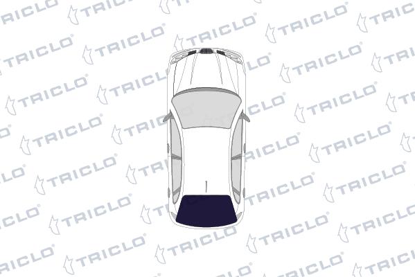 Triclo 138102 - Замок задніх дверей autozip.com.ua