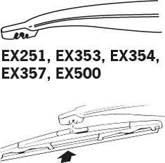 Trico EX354 - Щітка склоочисника autozip.com.ua