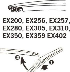 Trico EX256 - Щітка склоочисника autozip.com.ua