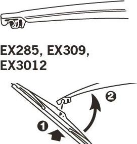 Trico EX3012 - Щітка склоочисника autozip.com.ua