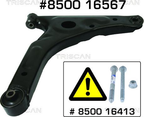 Triscan 8500 16567 - Важіль незалежної підвіски колеса autozip.com.ua