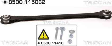 Triscan 8500 115062 - Тяга / стійка, підвіска колеса autozip.com.ua