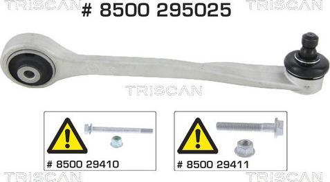 Triscan 8500 295025 - Важіль незалежної підвіски колеса autozip.com.ua