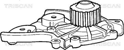 Triscan 8600 50906 - Водяний насос autozip.com.ua
