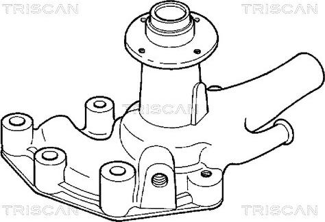 Triscan 8600 60002 - Водяний насос autozip.com.ua