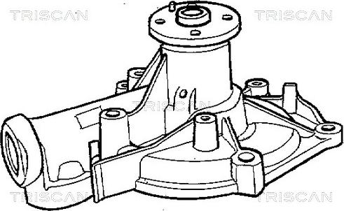 Triscan 8600 10952 - Водяний насос autozip.com.ua