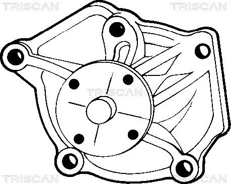 Triscan 8600 10310 - Водяний насос autozip.com.ua