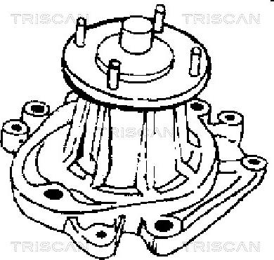 Triscan 8600 13912 - Водяний насос autozip.com.ua