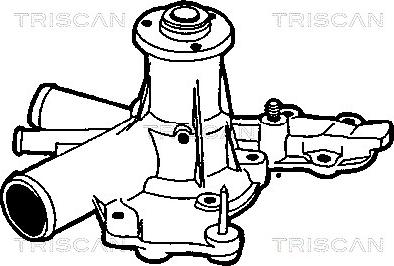 Triscan 8600 12830 - Водяний насос autozip.com.ua