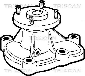 Triscan 8600 24004 - Водяний насос autozip.com.ua