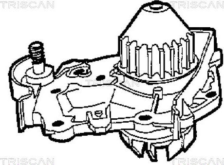 Triscan 8600 25010 - Водяний насос autozip.com.ua