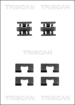Triscan 8105 401606 - Комплектуючі, колодки дискового гальма autozip.com.ua