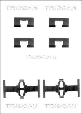Triscan 8105 401613 - Комплектуючі, колодки дискового гальма autozip.com.ua