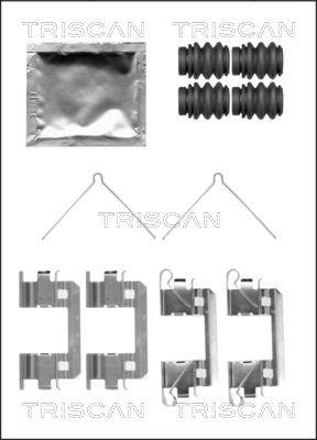 Triscan 8105 401620 - Комплектуючі, колодки дискового гальма autozip.com.ua