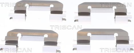 Triscan 8105 431634 - Комплектуючі, колодки дискового гальма autozip.com.ua