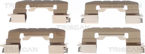 Triscan 8105 431636 - Комплектуючі, колодки дискового гальма autozip.com.ua