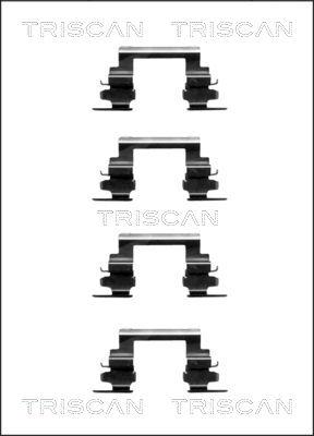 Triscan 8105 421588 - Комплектуючі, колодки дискового гальма autozip.com.ua