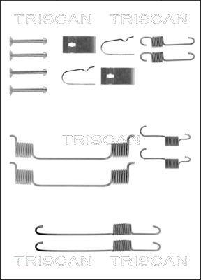 Triscan 8105 502554 - Комплектуючі, барабанний гальмівний механізм autozip.com.ua