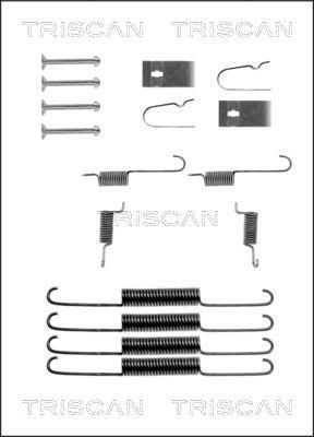 Triscan 8105 502533 - Комплектуючі, барабанний гальмівний механізм autozip.com.ua