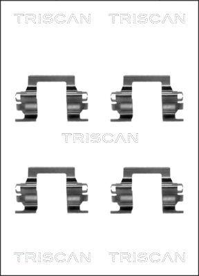 Triscan 8105 601609 - Комплектуючі, колодки дискового гальма autozip.com.ua
