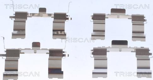 Triscan 8105 681539 - Комплектуючі, колодки дискового гальма autozip.com.ua