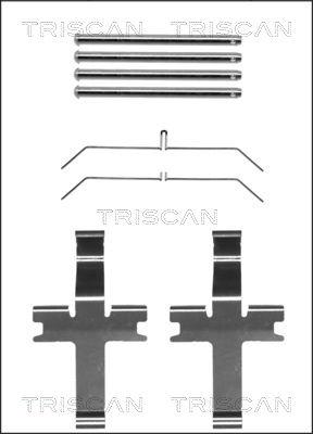 Triscan 8105 681535 - Комплектуючі, колодки дискового гальма autozip.com.ua