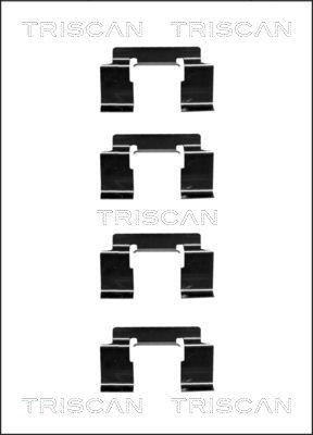 Triscan 8105 141593 - Комплектуючі, колодки дискового гальма autozip.com.ua