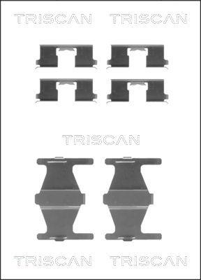 Triscan 8105 141589 - Комплектуючі, колодки дискового гальма autozip.com.ua