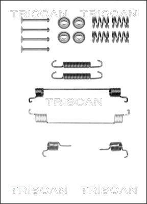 Triscan 8105 152540 - Комплектуючі, барабанний гальмівний механізм autozip.com.ua
