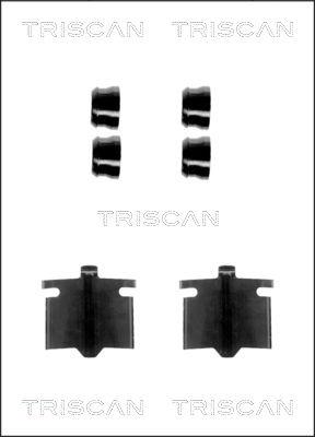 Triscan 8105 161539 - Комплектуючі, колодки дискового гальма autozip.com.ua