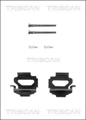 Triscan 8105 161574 - Комплектуючі, колодки дискового гальма autozip.com.ua