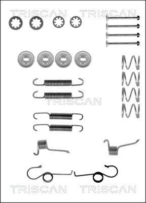 Triscan 8105 162336 - Комплектуючі, барабанний гальмівний механізм autozip.com.ua