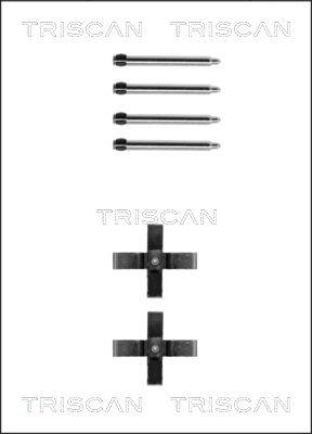 Triscan 8105 101590 - Комплектуючі, колодки дискового гальма autozip.com.ua
